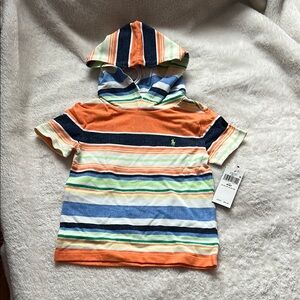 New Striped Kids Hoodie T-Shirt